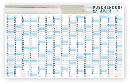 Poster calendar